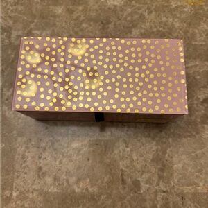 Cynthia Rowley NY Pink Gold Polka Dot jewlery Box
